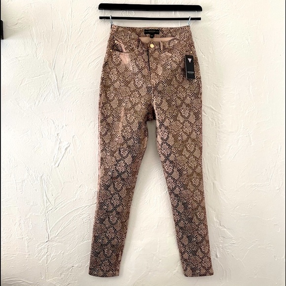 Guess Pants - GUESS Snake Print Pants
